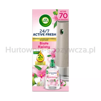 Air Wick Active Fresh Białe Kwiaty/ Jasmine Boquet 228 ml Komplet