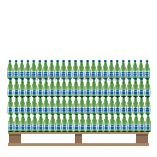 Woda Ustronianka Gazowana 330Ml Szkło <br>(Paleta 1296 szt.)  SK