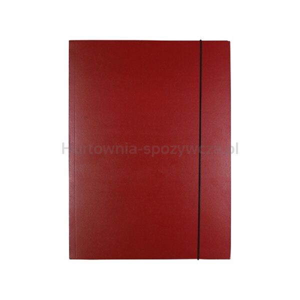 Office Products Teczka z gumką Natura, karton/lakier, A4, 300gsm, 3-skrz., mix kolorów  - 3