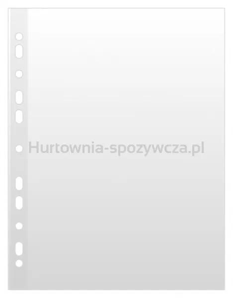 Koszulki na dokumenty OFFICE PRODUCTS, PP, A4, krystal, 45mikr., 100szt.