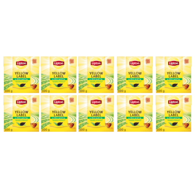 Lipton Herbata Czarna Yellow Label Liściasta 100 Gx 10 szt.