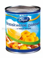 Dripol Brzoskwinie Połówki W Syropie 820G