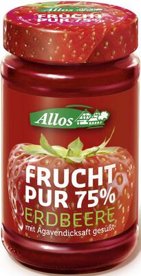 Mus Truskawkowy (75 % Owoców) Bio 250 G - Allos [BIO]