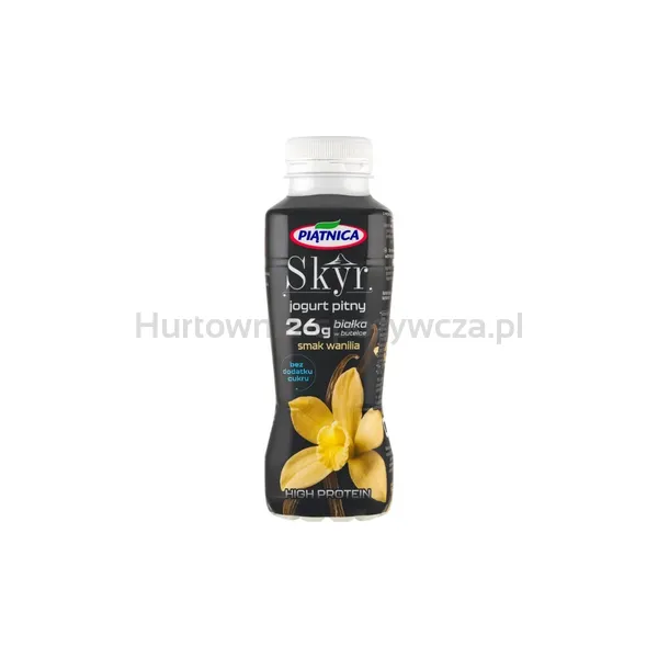 Piątnica Skyr jogurt pitny wysokobiałkowy waniliowy 360g