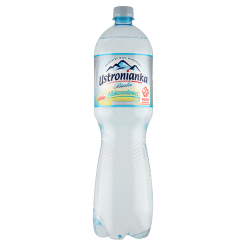 Ustronianka Biała Naturalna Woda Mineralna Musująca 1,5L