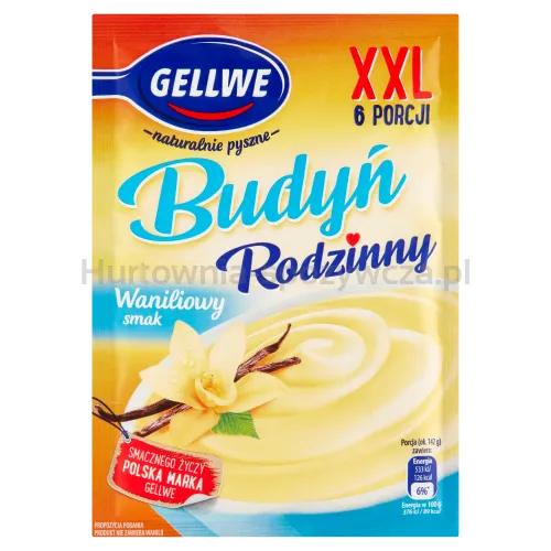 Gellwe Budyń Rodzinny Smak Waniliowy 64 G