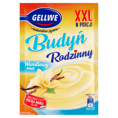 Gellwe Budyń Rodzinny Smak Waniliowy 64 G