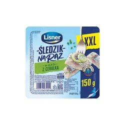 Śledzik Na Raz W Oleju Z Cebulką Xxl Lisner 150G