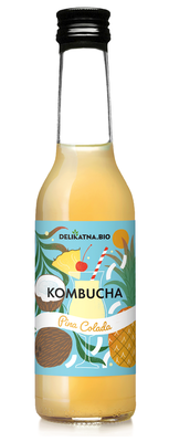 Kombucha Koktajlowa Pina Colada Bio 270 Ml - Delikatna [BIO]