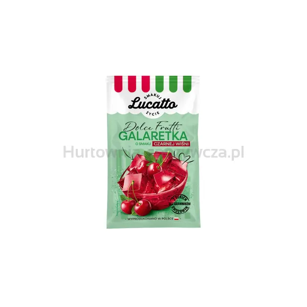 Galaretka Czarna Wiśnia Lucatto 70G