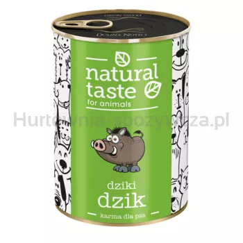 Dolina Noteci Natural Taste Karma dla psa Dziki Dzik 800g