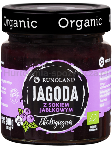 Słodka Przekąska Jagoda Bio 200 G - Runoland [BIO]