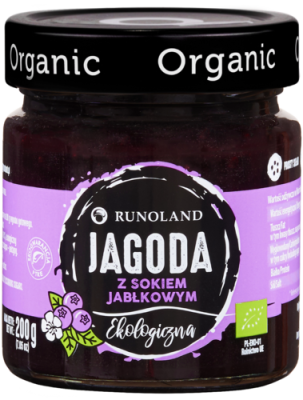 Słodka Przekąska Jagoda Bio 200 G - Runoland [BIO]