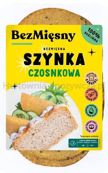 Wegańska szynka czosnkowa 120 g
