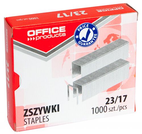 Office Products Zszywki  23/17, 1000szt. [BIURO]