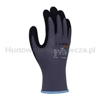 Rękawice DONAU SAFETY Flex, kat. II, rozm. 9, szare - 2