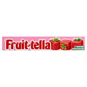 Fruittella Cukierki Do Żucia Truskawka Stick 41G