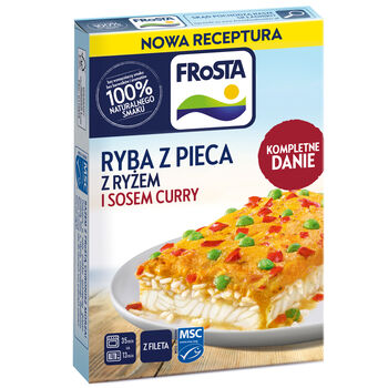 Frosta Ryba Z Pieca Z Ryżem I Sosem Curry375G