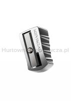 Temperówka KEYROAD Metal, aluminiowa, pojedyncza, 2szt, blister - 2
