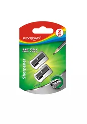 Temperówka Keyroad Metal, Aluminiowa, Pojedyncza, 2Szt, Blister