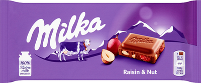 Milka Raisin Nut 100G