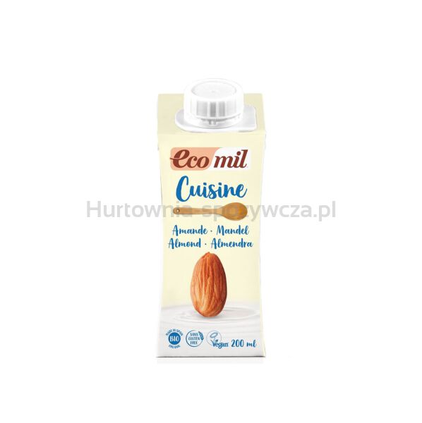 Krem do gotowania migdałowy BEZGL. BIO 200 ml