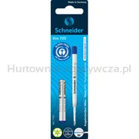Wkład eco 725 do długopisu SCHNEIDER, M, 2 szt., blister, niebieski - 3