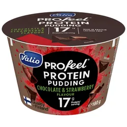 Valio Profeel pudding proteinowy 180 g czekolada/truskawka, bez laktozy