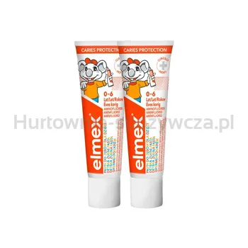 Elmex Pasta Do Zębów dla dzieci Kids 0-6 lat 50 ml 2 sztuki