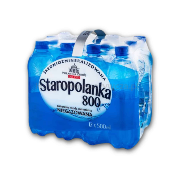 Woda Staropolanka 800 Niegazowana 500ml<br>(Data przydatności 30.06.2025)