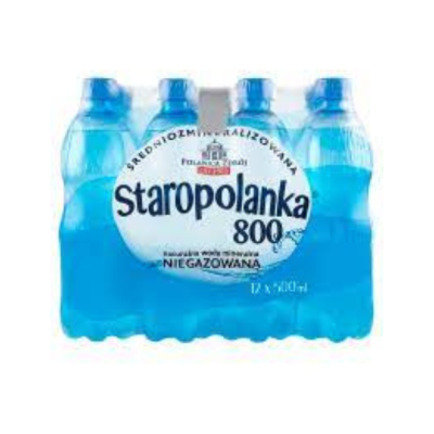 Woda Staropolanka 800 Niegazowana 500ml x12 szt.