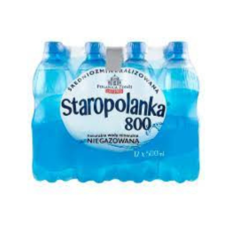 Woda Staropolanka 800 Niegazowana 500ml<br>(Data przydatności 30.06.2025)