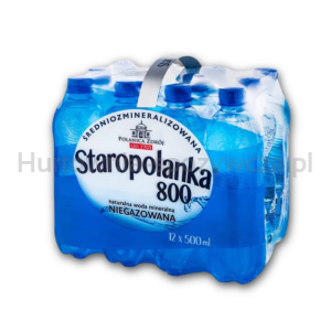 Woda Staropolanka 800 Niegazowana 500ml<br>(Data przydatności 30.06.2025)