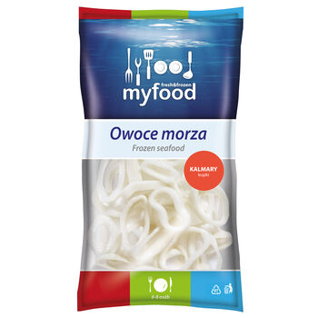 Myfood Kalmary Krążki 3-7 Cm Surowe, Glazura: 30%, 700 G/1000 G