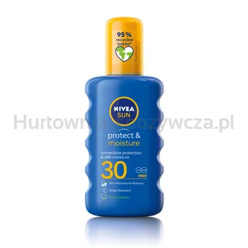 Nivea Nawilżający balsam w sprayu do opalania SPF 30, 200 ml