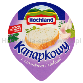 Hochland Kanapkowy Z Czosnkiem I Ziołami 130 G