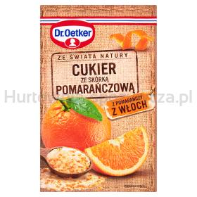 Dr.Oetker Ze świata natury Cukier ze skórką pomarańczową 15 g