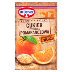 *Dr Oetker Ze Świata Natury Cukier Ze Skórką Pomarańczową 15 G