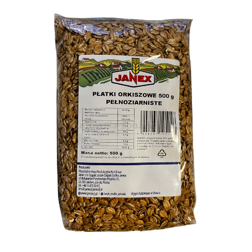 Janex Płatki Orkiszowe 500g
