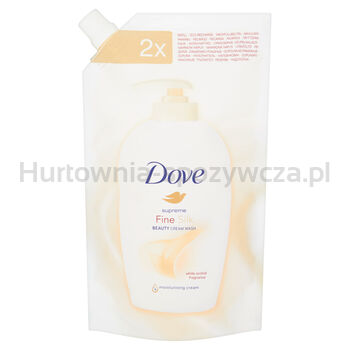 Dove Supreme Fine Silk Kremowy Płyn Myjący Opakowanie Uzupełniające 500 Ml