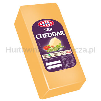 Mlekovita Ser Cheddar dojrzewający blok ok. 2kg barwiony