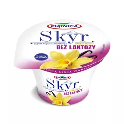 Piątnica Skyr jogurt typu islandzkiego waniliowy bez laktozy 150 g