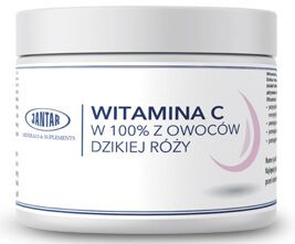 Witamina C Z Dzikiej Róży W Proszku (1000 Mg) 300 G - Jantar [BIO]