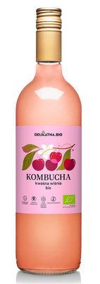 Kombucha Wiśniowa Bio 750 Ml - Delikatna [BIO]