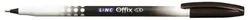 Długopis LINC Offix, śr. kulki 1mm, gr. linii 0,33mm, czarny