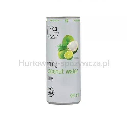 Quality Food woda kokosowa z sokiem z limonki 320ml