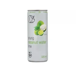 Quality Food woda kokosowa z sokiem z limonki 320ml