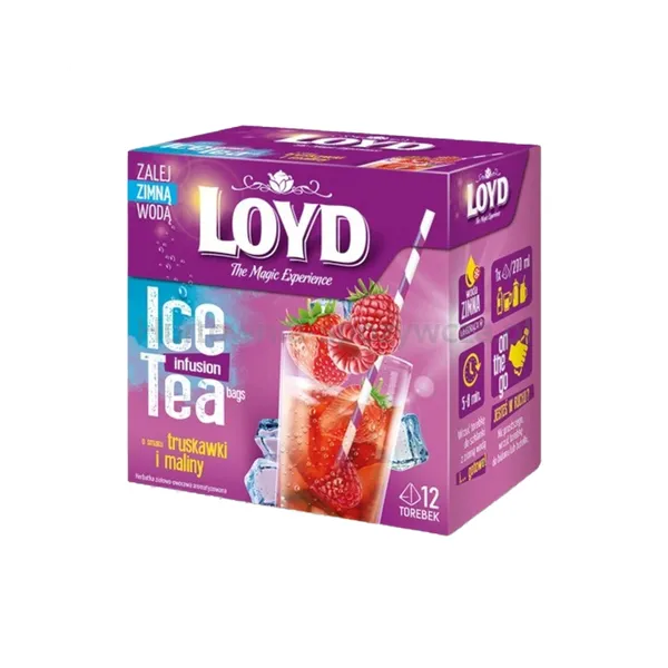 Loyd Ice Tea o smaku truskawki i maliny 2,5GX12