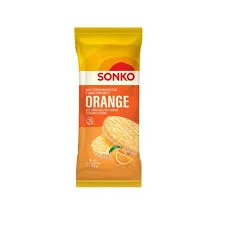 Sonko Wafle ryżowo-kukurydziane o smaku pomarańczy 65g