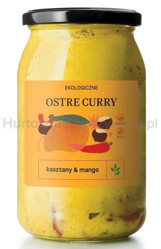 Curry Ostre Z Mango I Kasztanami Bio 900 Ml - Delikatna [BIO]